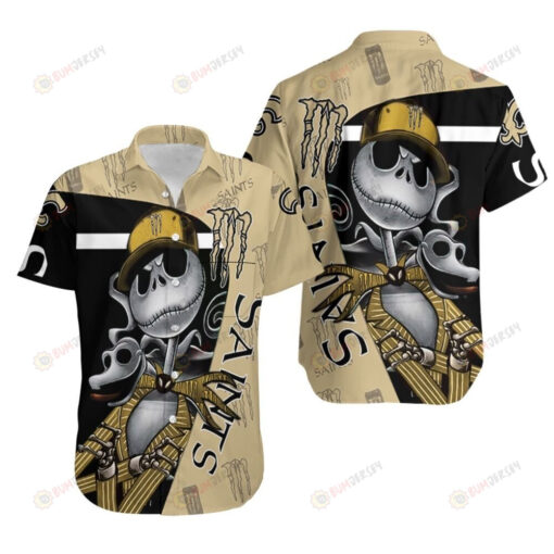 Jack Skellington New Orleans Saints ??3D Printed Hawaiian Shirt