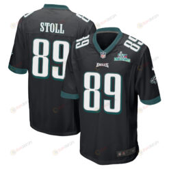 Jack Stoll 89 Philadelphia Eagles Super Bowl LVII Champions Men's Jersey - Black