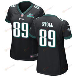 Jack Stoll 89 Philadelphia Eagles Super Bowl LVII Champions WoMen's Jersey - Black