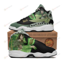 Jack The Ripper Shoes Black Clover Anime Air Jordan 13 Shoes Sneakers