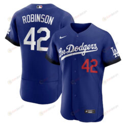 Jackie Robinson 42 Los Angeles Dodgers City Connect Player Elite Jersey - Royal