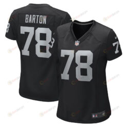 Jackson Barton Las Vegas Raiders Women's Game Player Jersey - Black