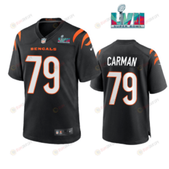 Jackson Carman 79 Cincinnati Bengals Super Bowl LVII Men's Jersey