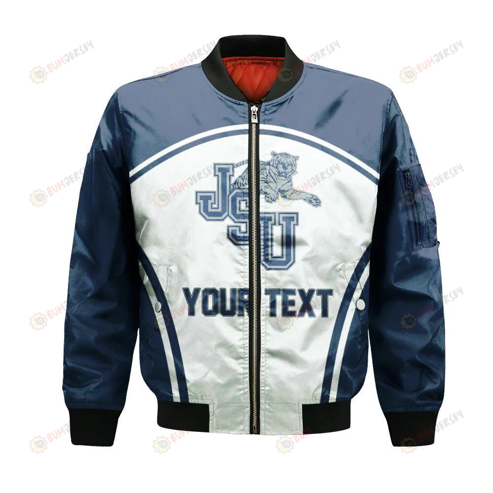Jackson State Tigers Bomber Jacket 3D Printed Curve Style Sport