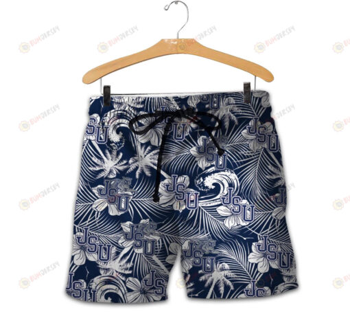 Jackson State Tigers Men Shorts Tropical Seamless