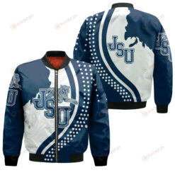 Jackson State Tigers - USA Map Bomber Jacket 3D Printed