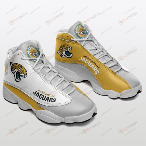 Jacksonville Jaguars Air Jordan 13 Sneakers Sport Shoes