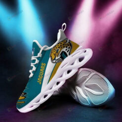 Jacksonville Jaguars Big Logo 3D Max Soul Sneaker Shoes