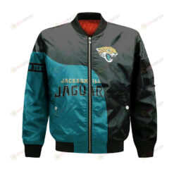 Jacksonville Jaguars Bomber Jacket 3D Printed Curve Style Custom Text And Number