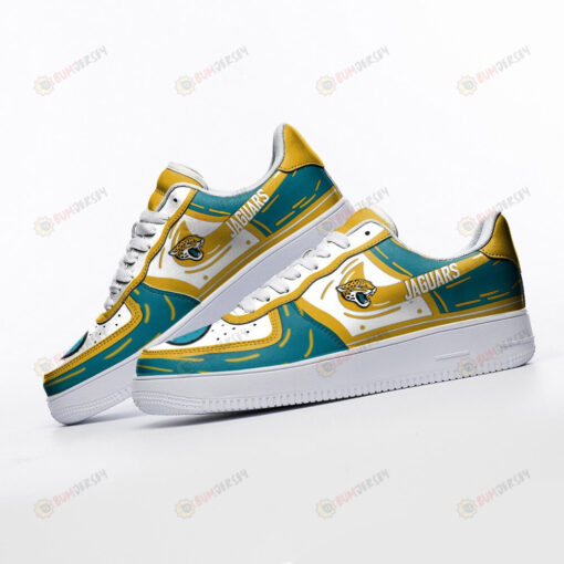 Jacksonville Jaguars Comic Cartoon Logo Pattern Air Force 1 Printed