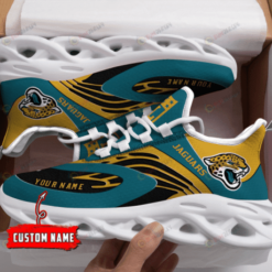 Jacksonville Jaguars Custom Name 3D Max Soul Sneaker Shoes