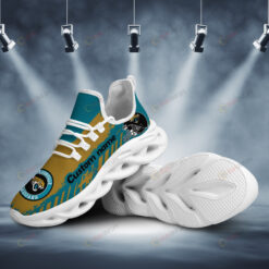 Jacksonville Jaguars Helmet Logo Pattern Custom Name 3D Max Soul Sneaker Shoes