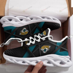 Jacksonville Jaguars Logo Cheetah Pattern 3D Max Soul Sneaker Shoes
