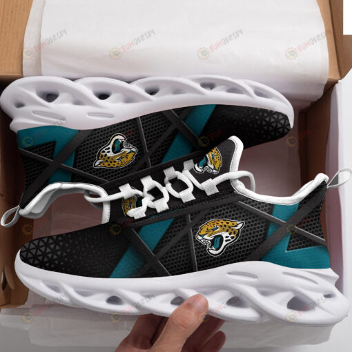 Jacksonville Jaguars Logo Cheetah Pattern 3D Max Soul Sneaker Shoes