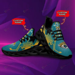 Jacksonville Jaguars Logo Custom Name 3D Max Soul Sneaker Shoes