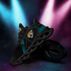 Jacksonville Jaguars Logo Triangle Pattern 3D Max Soul Sneaker Shoes