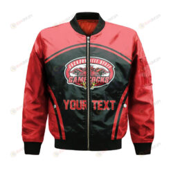 Jacksonville State Gamecocks Bomber Jacket 3D Printed Curve Style Sport