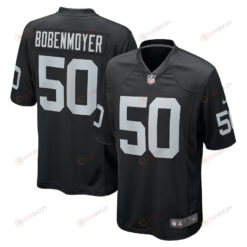 Jacob Bobenmoyer 50 Las Vegas Raiders Game Player Men Jersey - Black