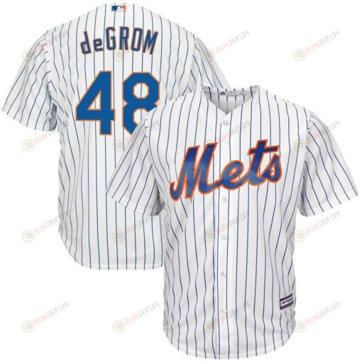 Jacob Degrom New York Mets Cool Base Player Jersey - White