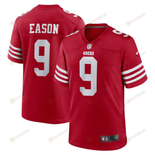 Jacob Eason 9 San Francisco 49ers Home Game Player Jersey - Scarlet