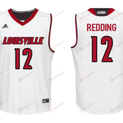 Jacob Redding 12 Louisville Cardinals College Basketball Men Jersey - White