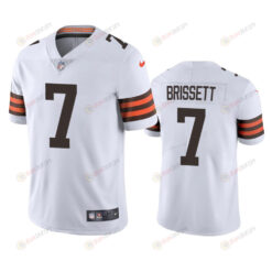 Jacoby Brissett 7 Cleveland Browns White Vapor Limited Jersey