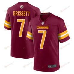 Jacoby Brissett 7 Washington Commanders Game Men Jersey - Burgundy