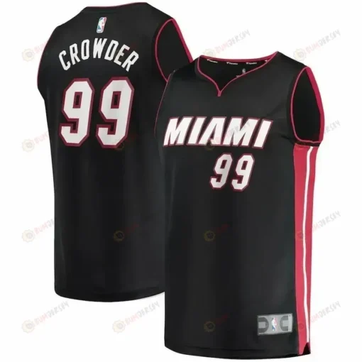 Jae Crowder Miami Heat Fast Break Road Player Jersey - Black