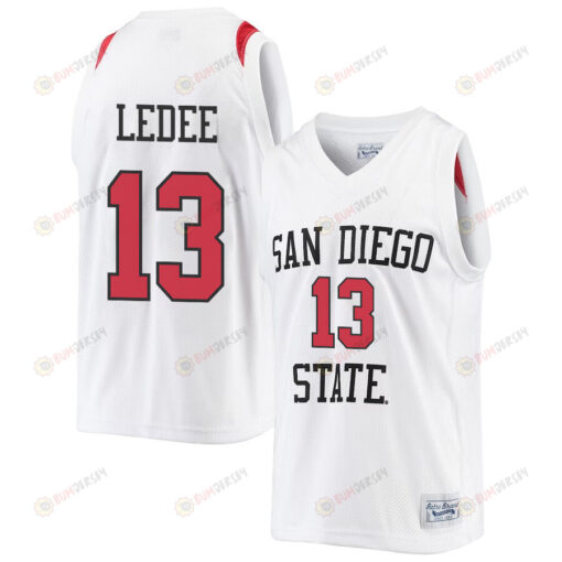 Jaedon LeDee 13 San Diego State Aztecs 2023 Basketball Jersey- Men White