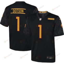 Jahan Dotson 1 Washington Commanders Youth Jersey - Black