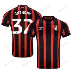 Jaidon Anthony 32 AFC Bournemouth 2023-24 EFL Home Men Jersey - Red