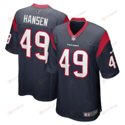 Jake Hansen Houston Texans Game Player Jersey - Navy