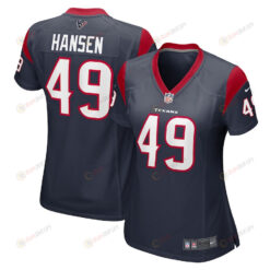 Jake Hansen Houston Texans Women's Game Player Jersey - Navy