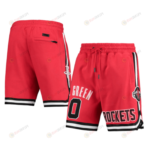 Jalen Green 0 Houston Rockets Red Team Player Shorts - Men