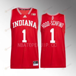 Jalen Hood-Schifino 1 Indiana Hoosiers 2022-23 Uniform Jersey College Basketball Red