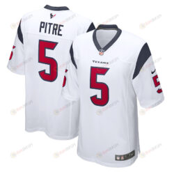 Jalen Pitre 5 Houston Texans Game Player Jersey - White