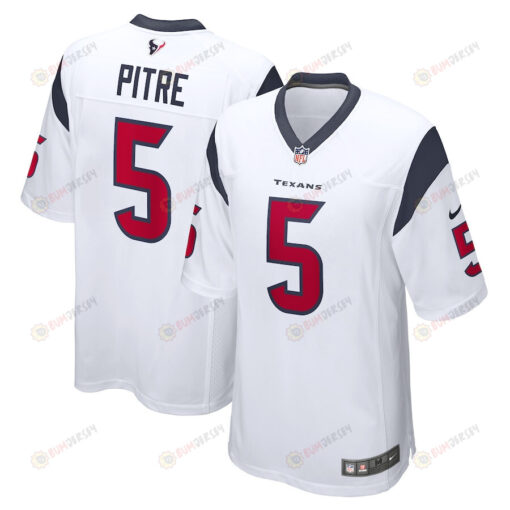 Jalen Pitre 5 Houston Texans Game Player Jersey - White