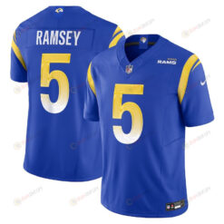 Jalen Ramsey 5 Los Angeles Rams Nike Vapor F.U.S.E. Limited Jersey - Royal