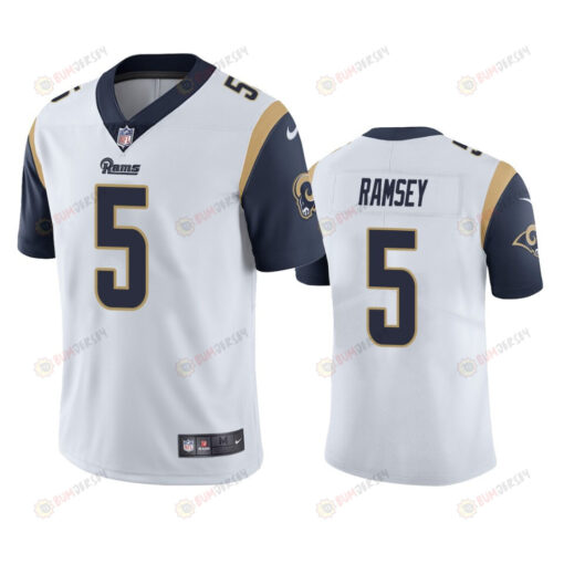 Jalen Ramsey 5 Los Angeles Rams White Vapor Limited Jersey