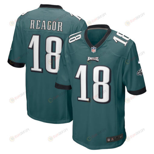 Jalen Reagor 18 Philadelphia Eagles Game Jersey - Midnight Green