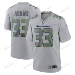 Jamal Adams 33 Seattle Seahawks Atmosphere Fashion Game Jersey - Gray