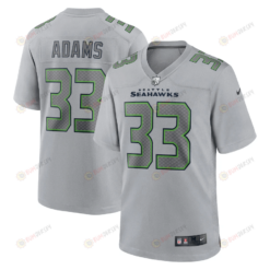 Jamal Adams 33 Seattle Seahawks Men Atmosphere Fashion Game Jersey - Gray
