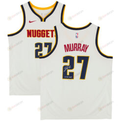 Jamal Murray 27 Denver Nuggets 2023 Finals Champions with "23 Champ" - White Jersey