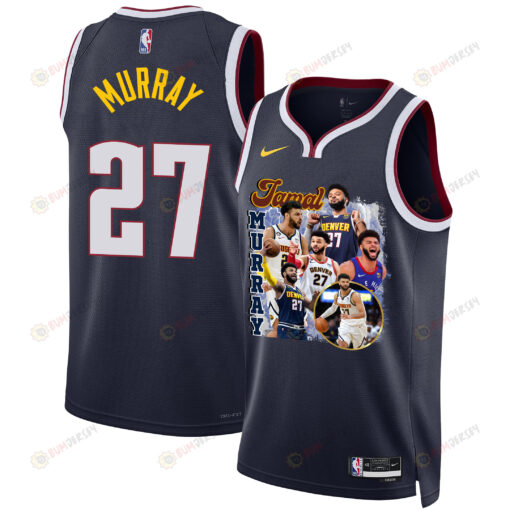 Jamal Murray 27 Denver Nuggets Playmaking Maestro 2023 Champions Swingman Jersey - Black