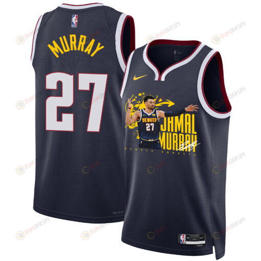 Jamal Murray 27 Denver Nuggets Rising Star 2023 Champions Swingman Jersey - Black