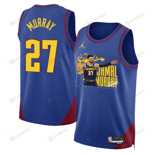 Jamal Murray 27 Denver Nuggets Rising Star 2023 Champions Swingman Jersey - Blue