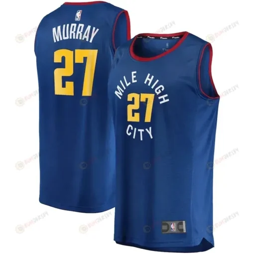 Jamal Murray Denver Nuggets Fast Break Player Jersey - Statement Edition - Blue