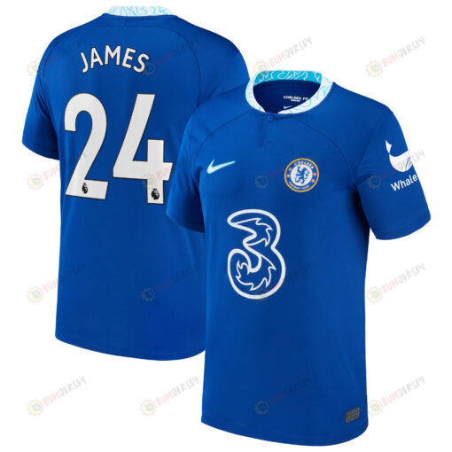 James 24 Chelsea 2022/23 Home Player Jersey - Blue