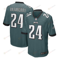 James Bradberry Philadelphia Eagles Game Player Jersey - Midnight Green