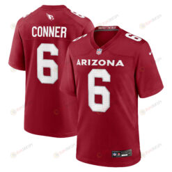 James Conner 6 Arizona Cardinals Home Game Jersey - Cardinal